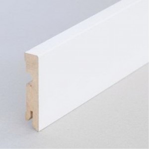 Плинтус ольха эмаль белая арт. 029