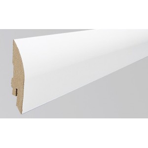 Плинтус ольха эмаль белая арт. 037