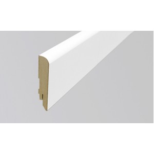 Плинтус ольха эмаль белая арт. 039